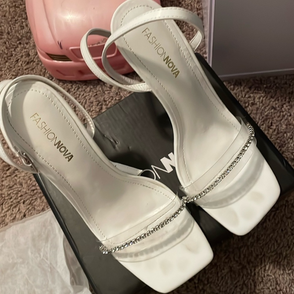 White heels